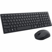 Dell - KM555 Keyboard & Mouse - USB Type a Plunger Wireless Bluetooth/RF 5.1 2.40 GHz Keyboard - English (US) - Black