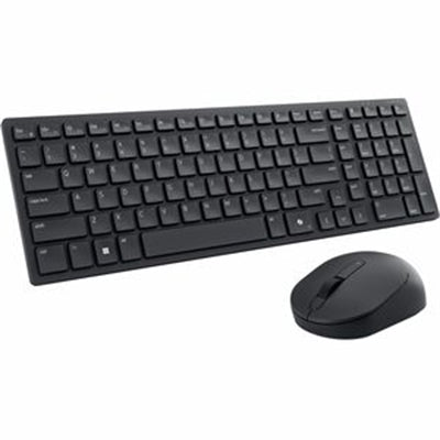 Dell - KM555 Keyboard & Mouse - USB Type a Plunger Wireless Bluetooth/RF 5.1 2.40 GHz Keyboard - English (US) - Black