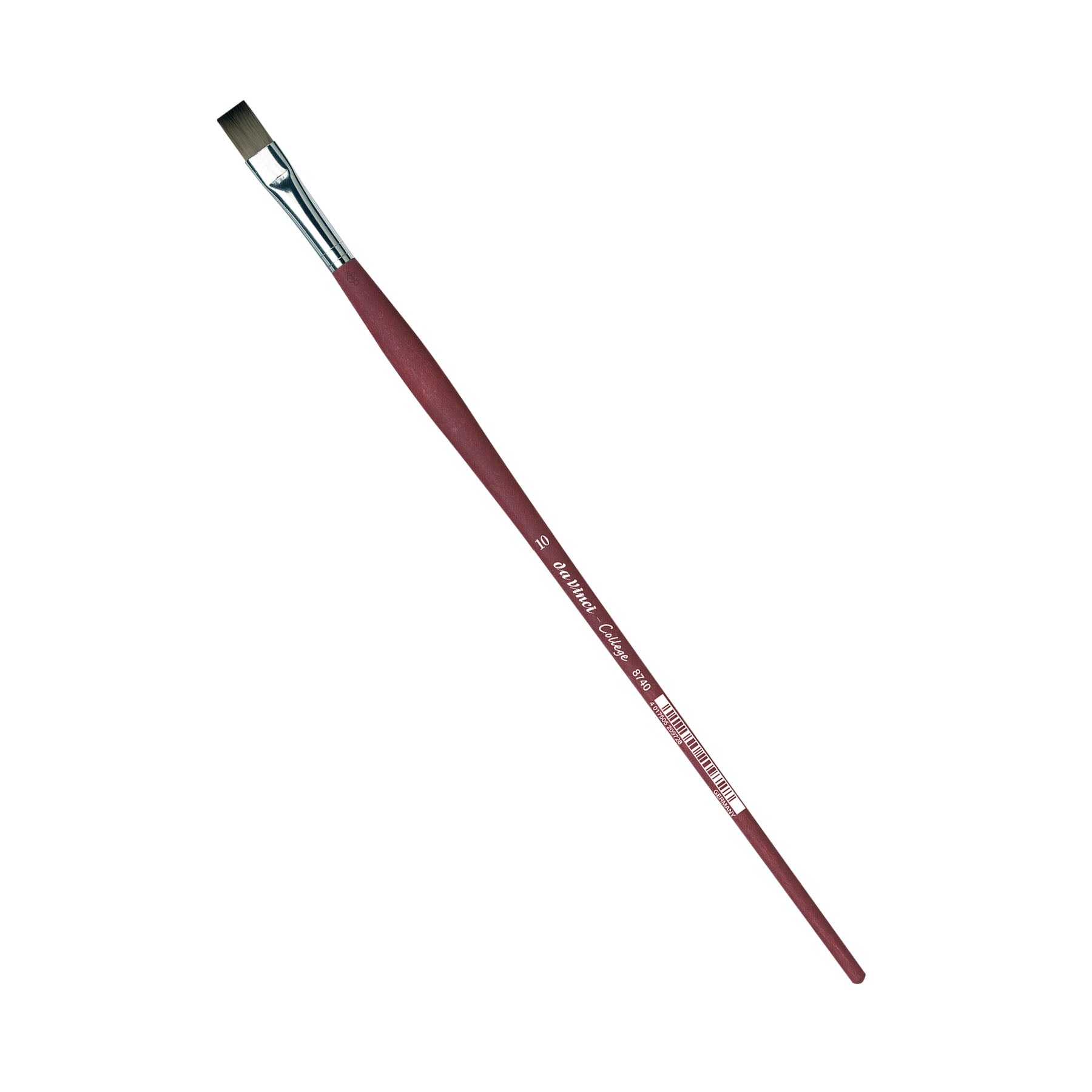 COLLEGE Student Brush, Synthetic, Acrylic & Oil, Flat, Series 8740, Size 10