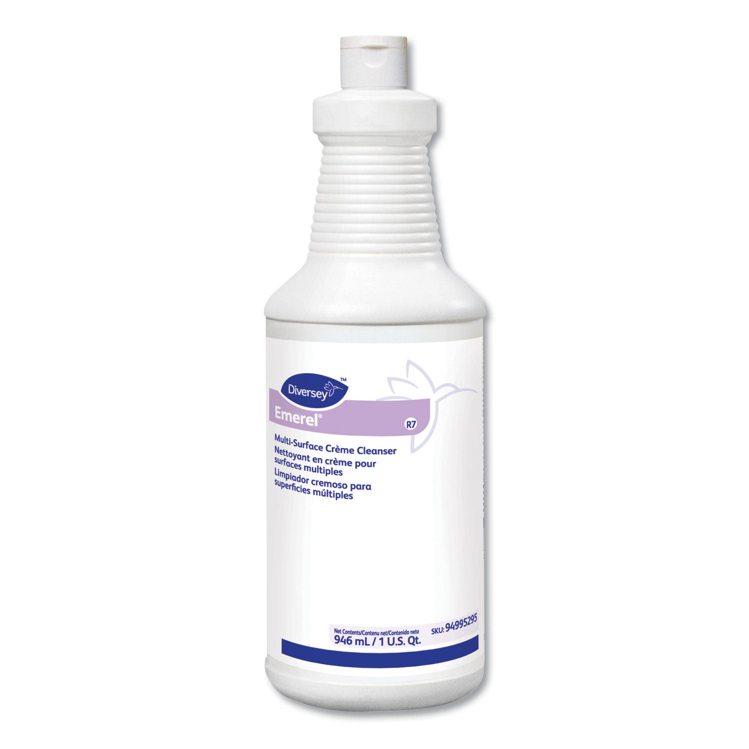 Ready-To-Use - 32 fl oz (1 quart) - Fresh Scent - Rinse-free - Off White - 12 / Carton