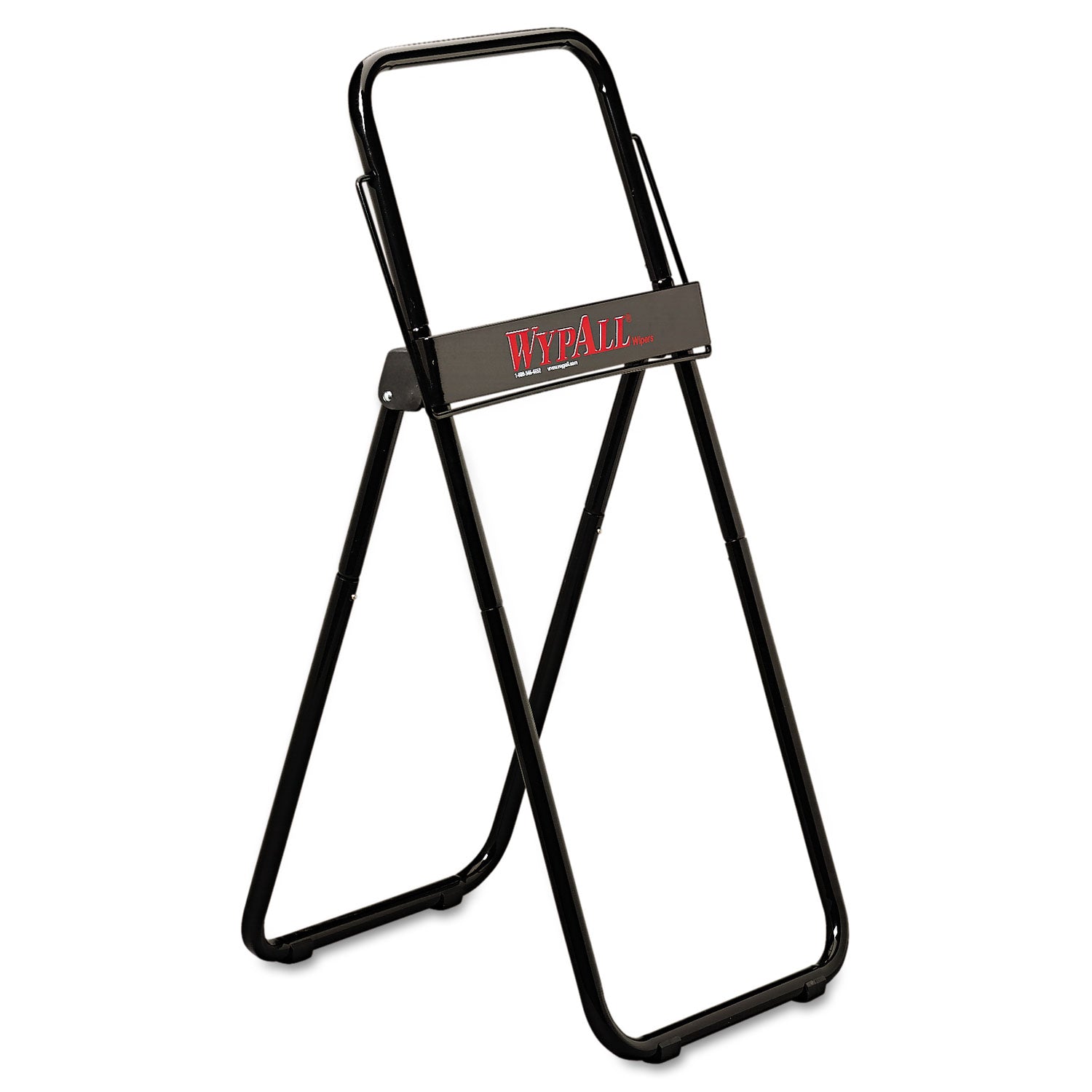 Roll Dispenser - 33" Height x 18.5" Width x 0.8" Depth - Black - Portable - 1 Each