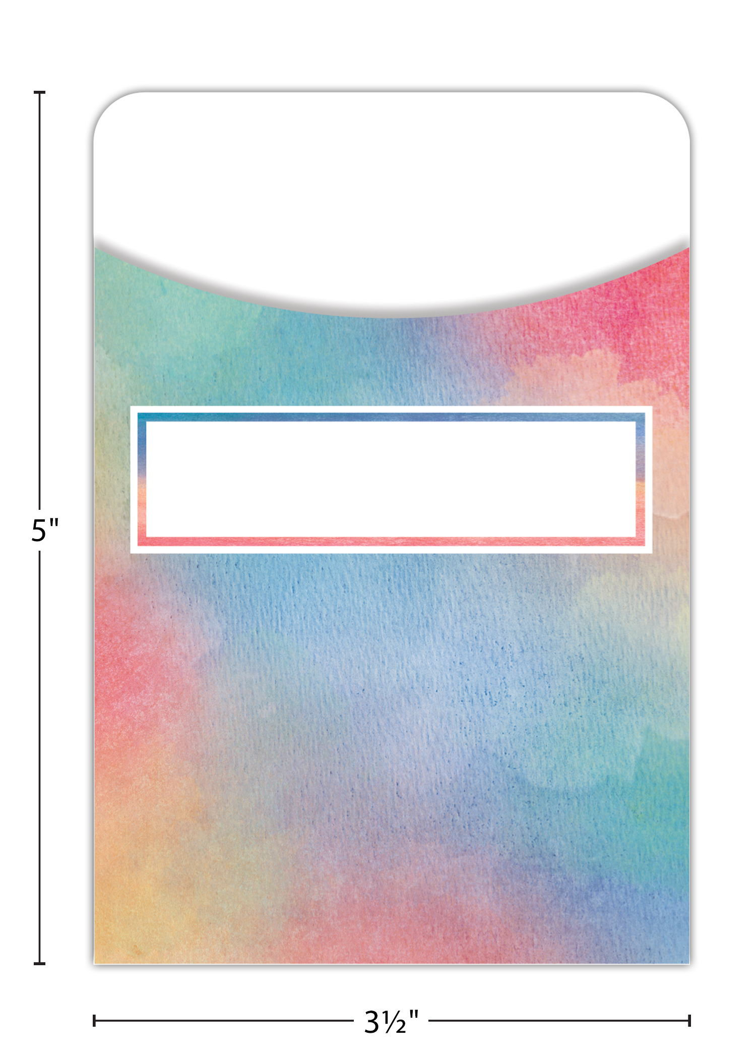 Watercolor Library Pockets - Multi-Pack