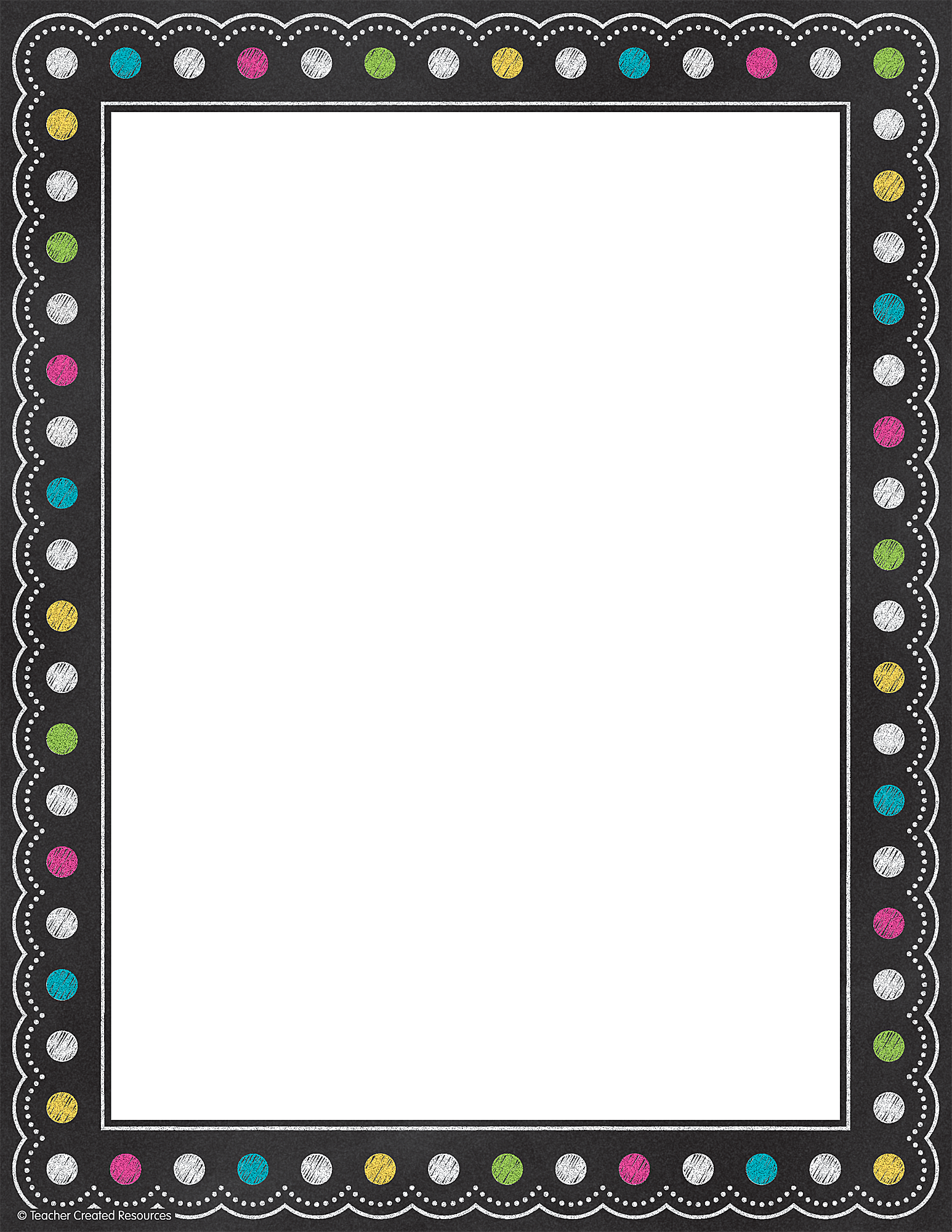 Chalkboard Brights Computer Paper