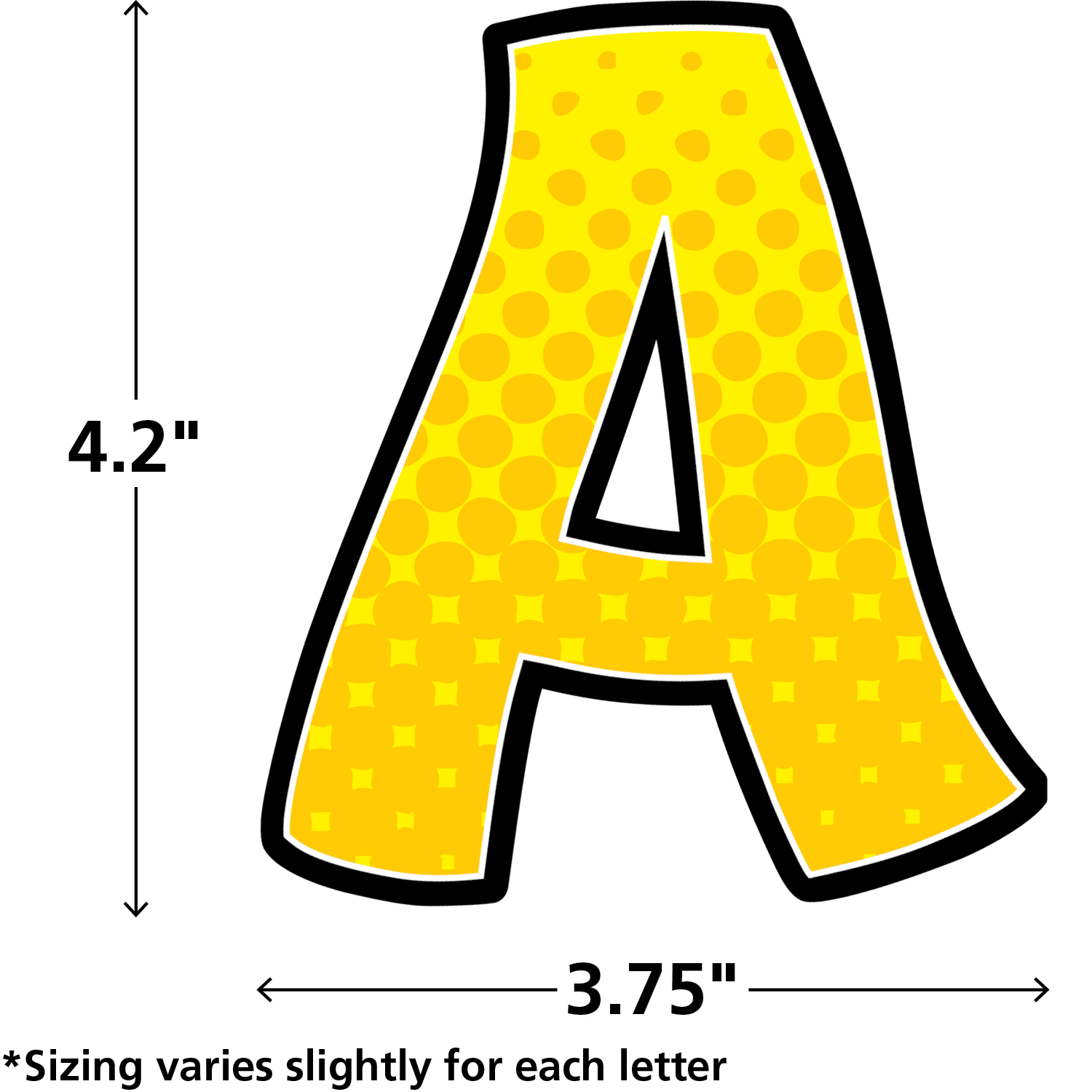 Superhero Funtastic 4" Letters Combo Pack