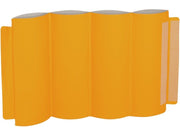 Anti-Shock Mobile Partition - Light Orange/Ivory, 31.5"H x 23.6"W x 3.1"Th