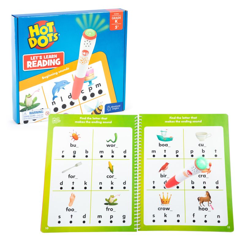Hot Dots® Let's Learn Kindergarten Reading!