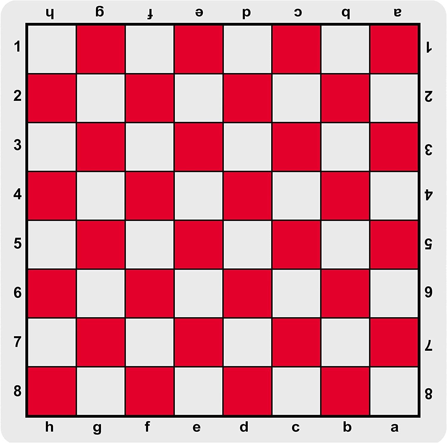 ROLL-UP Mousepad with algebraic notation in RED
