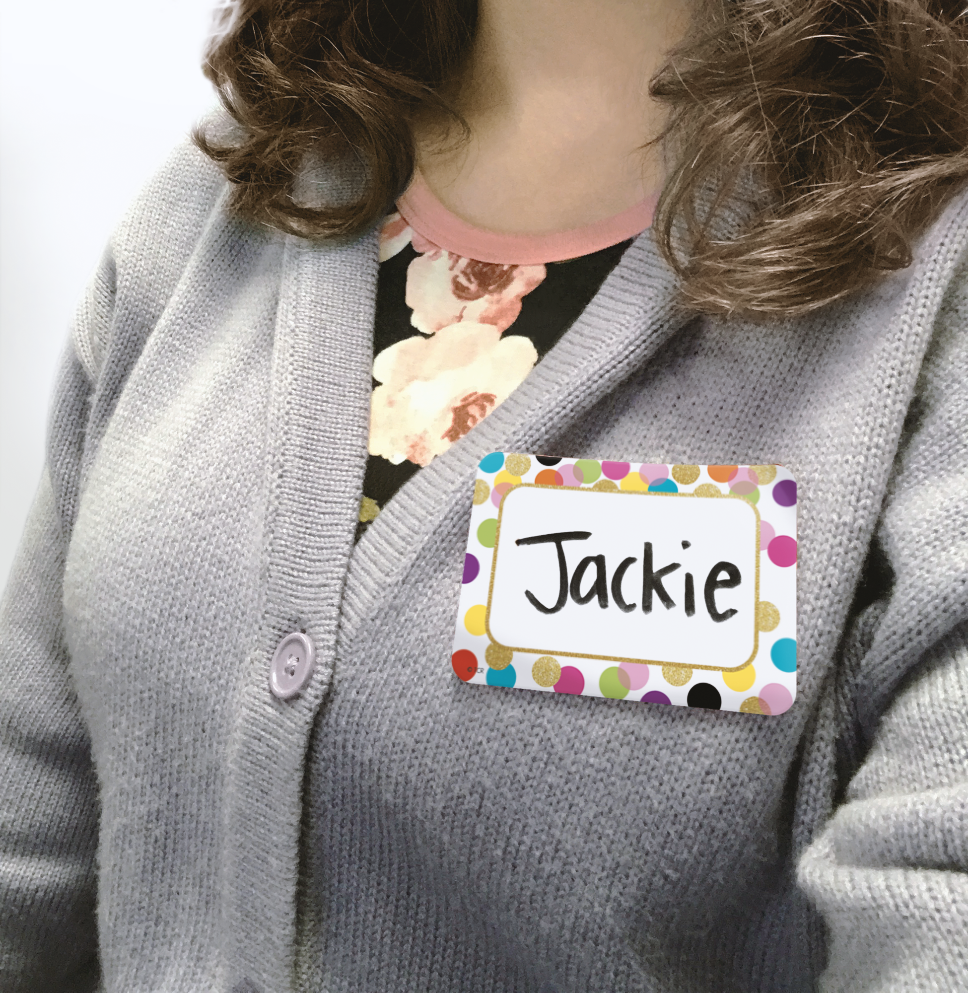 Confetti Name Tags/Labels