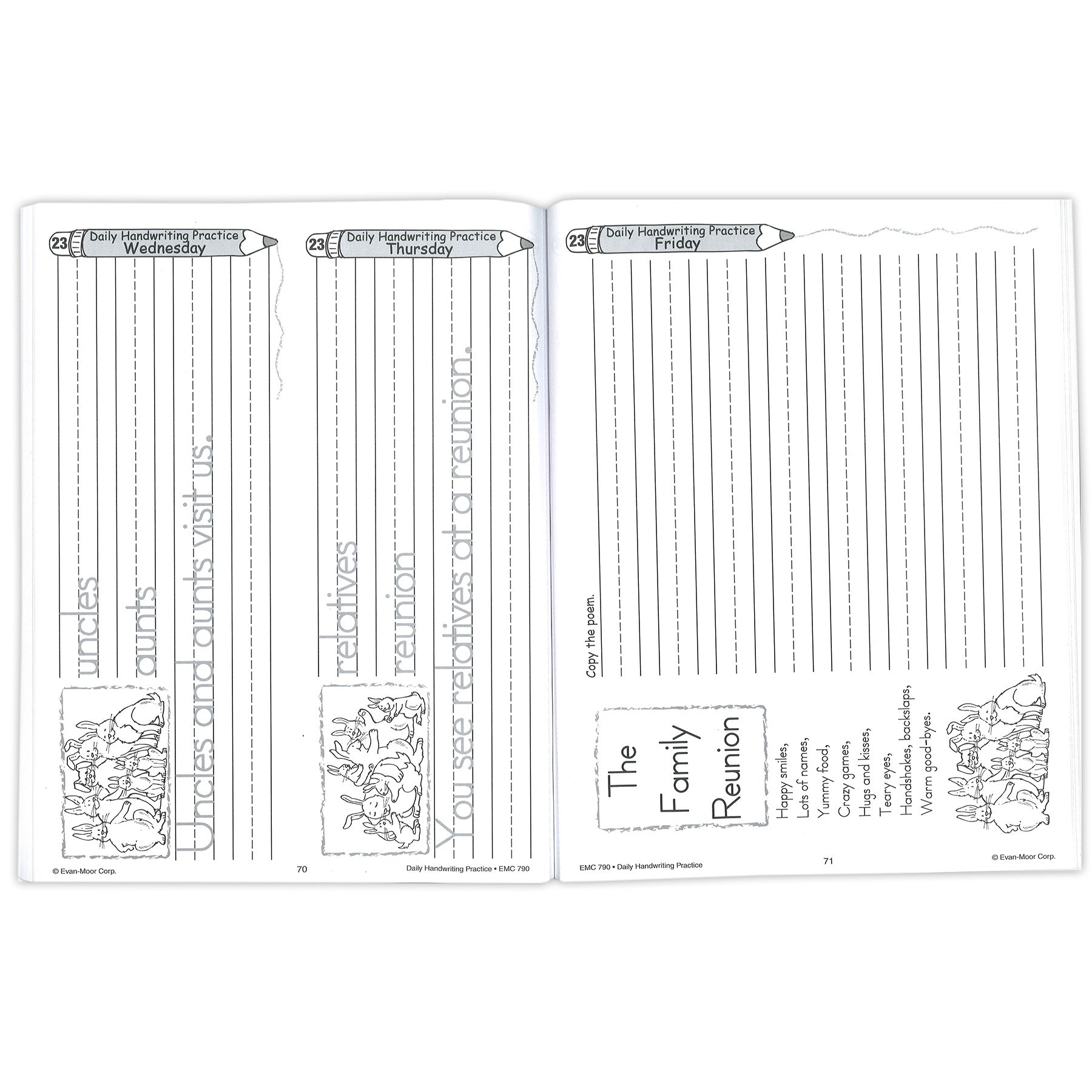 Daily Handwriting Practice Book: Traditional Manuscript