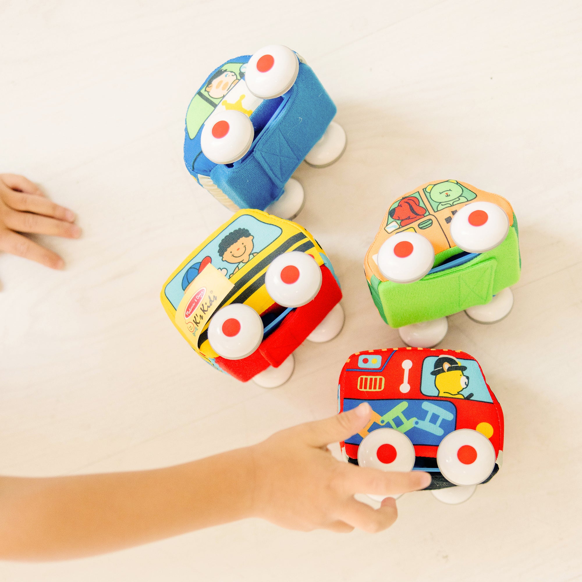 Pull-Back Vehicles, Set of 4