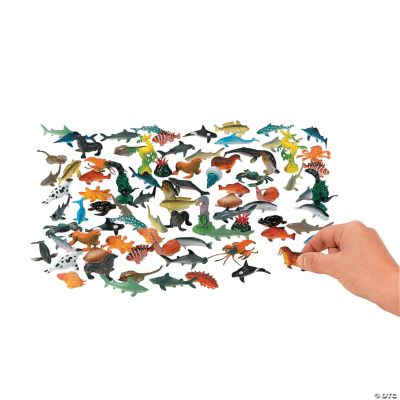 Under The Sea! Sea Life Creatures - 90 Pieces