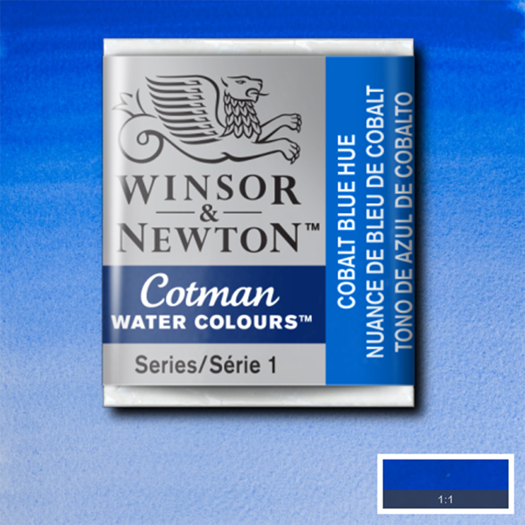 CWC Half Pan - Cobalt Light Blue Hue