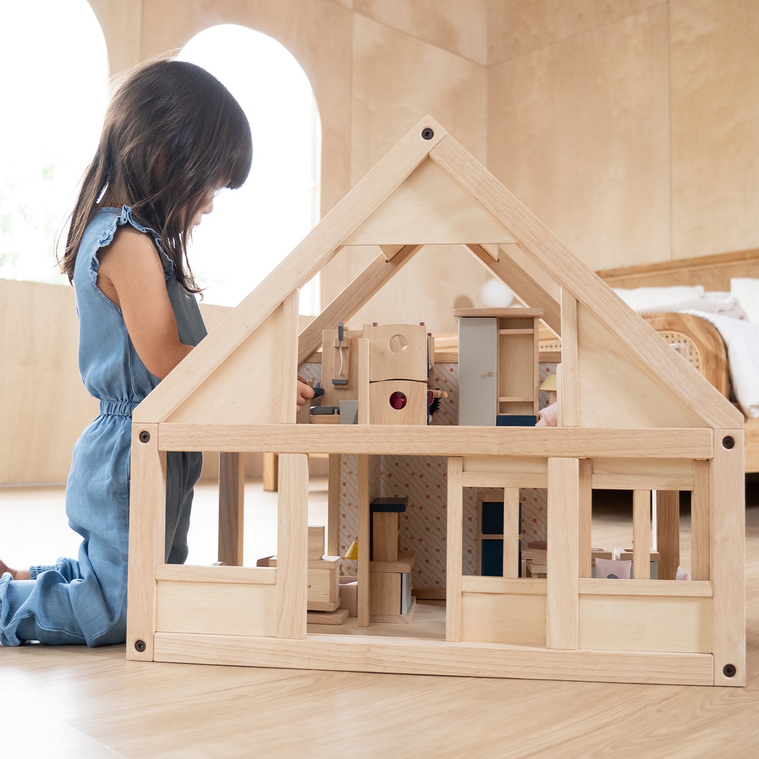 Wooden My First Dollhouse