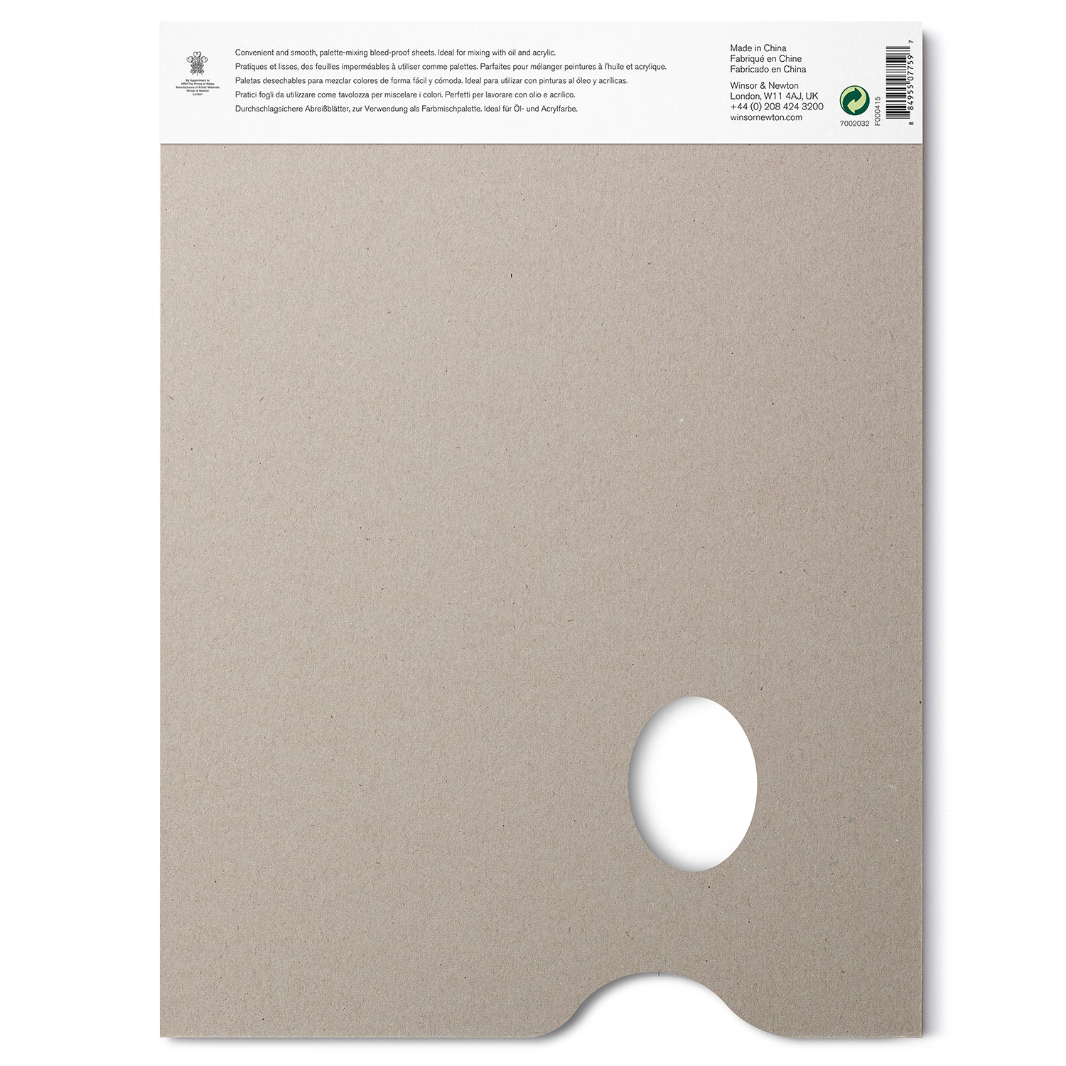 W&N Tear Off Palette Paper - 9x12" (50 sheets)