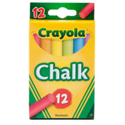 Multi-Colored Children's Chalk, 12 Count