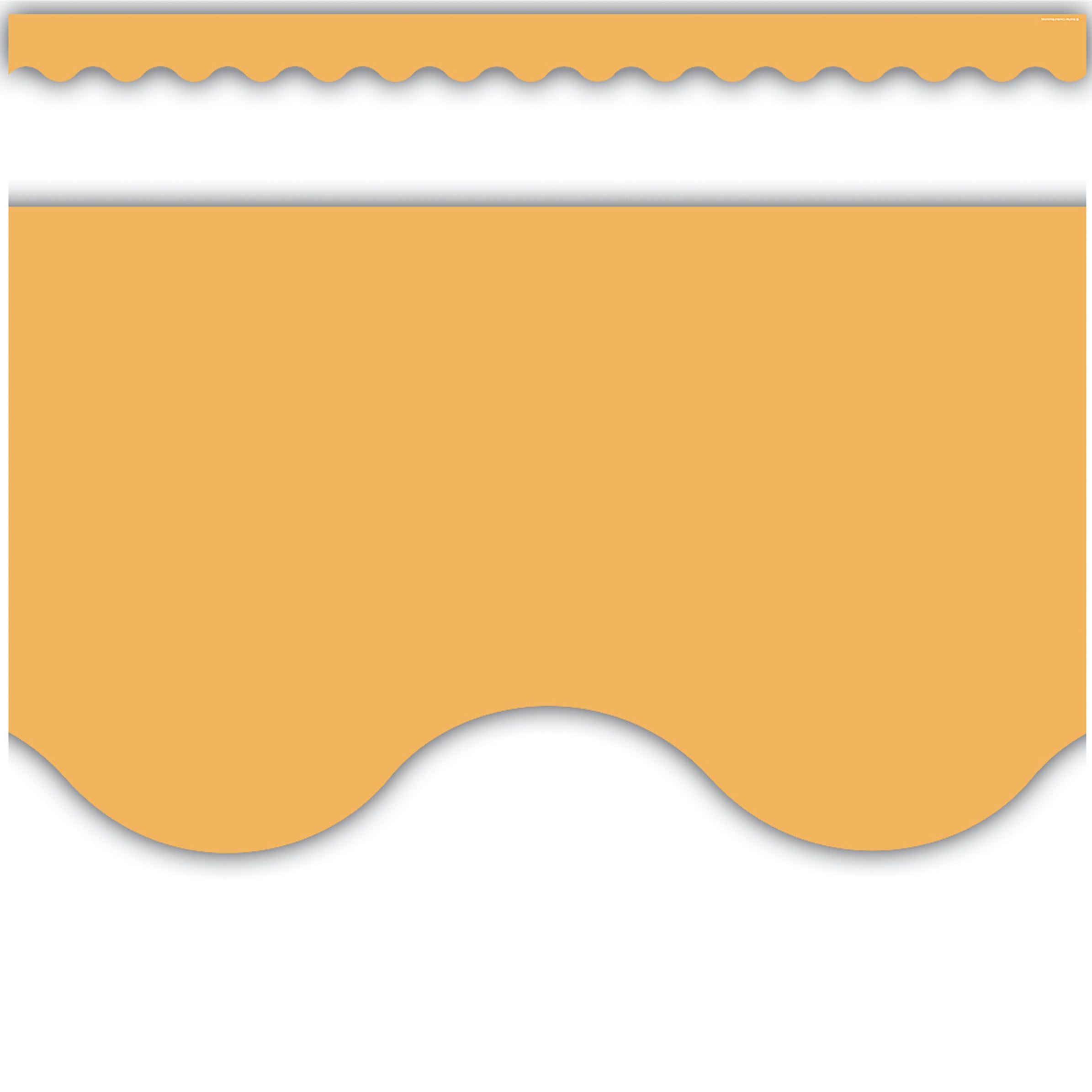 Golden Sun Scalloped Border Trim, 35 Feet