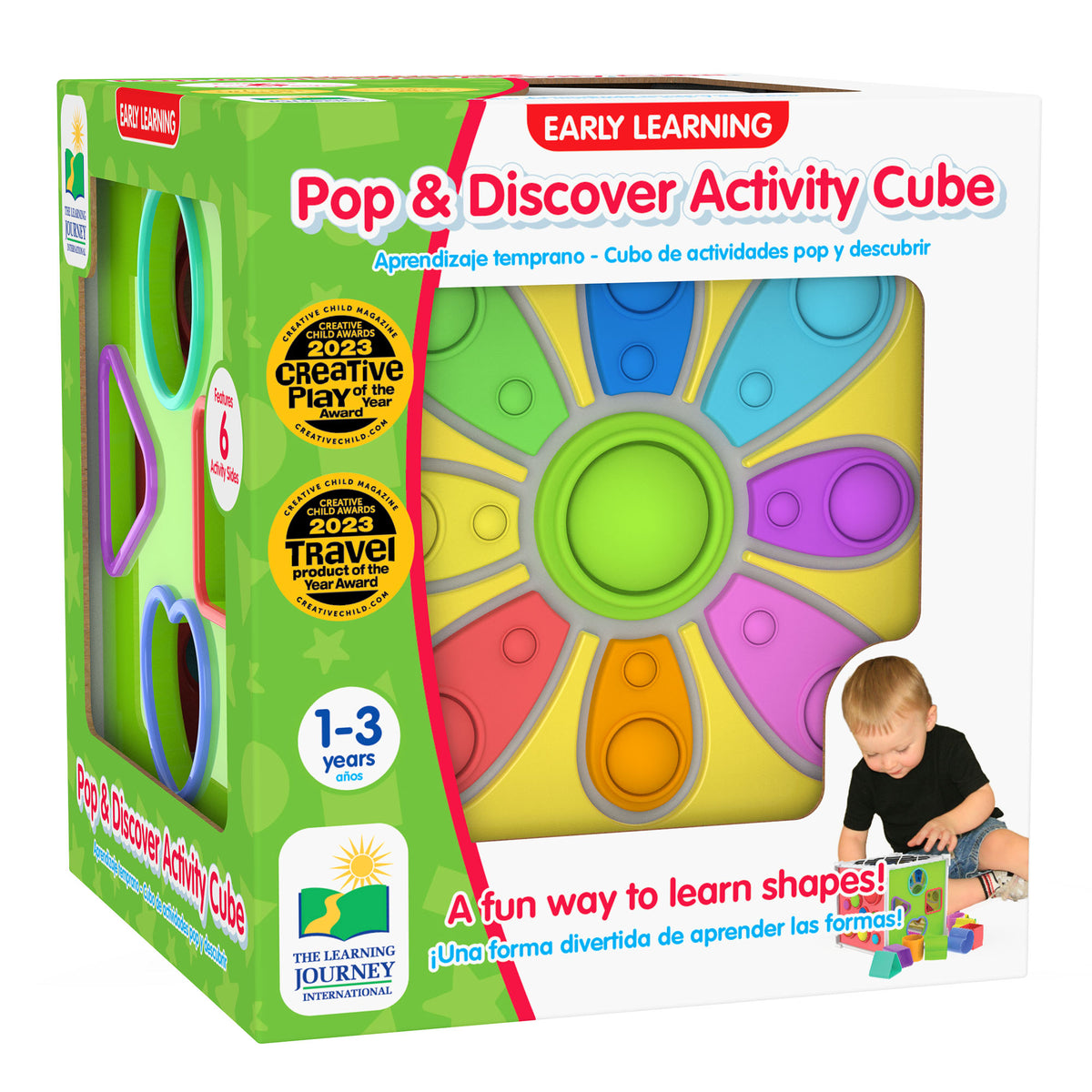 POP AND DISCOVER ACTIVITY CUBE