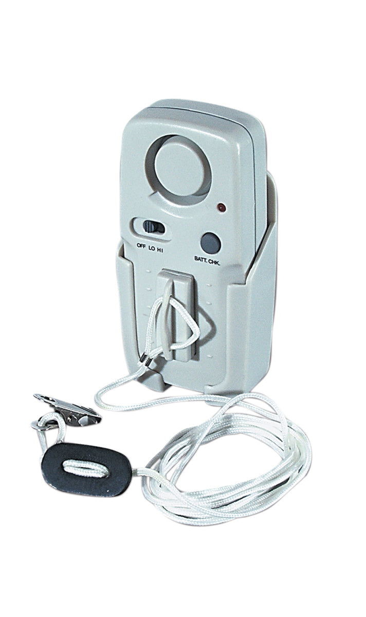 Basic magnetic pull-cord patient sensor alarm