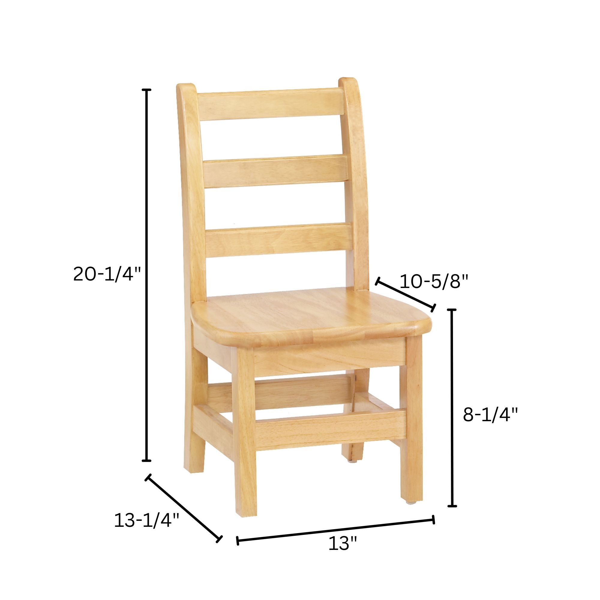 Jonti-Craft® KYDZ Ladderback Chair - 8" Height