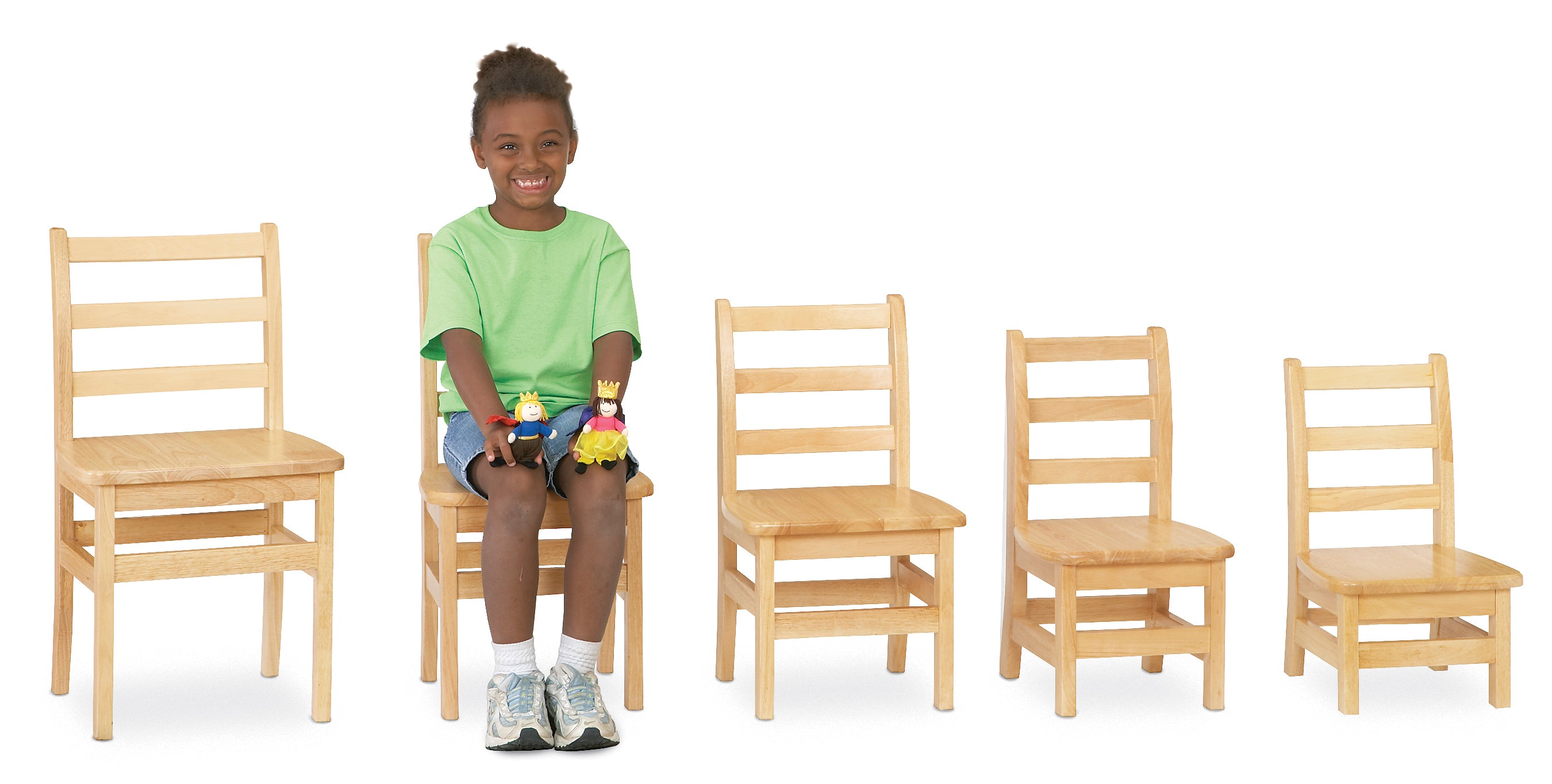 Jonti-Craft® KYDZ Ladderback Chair - 12" Height