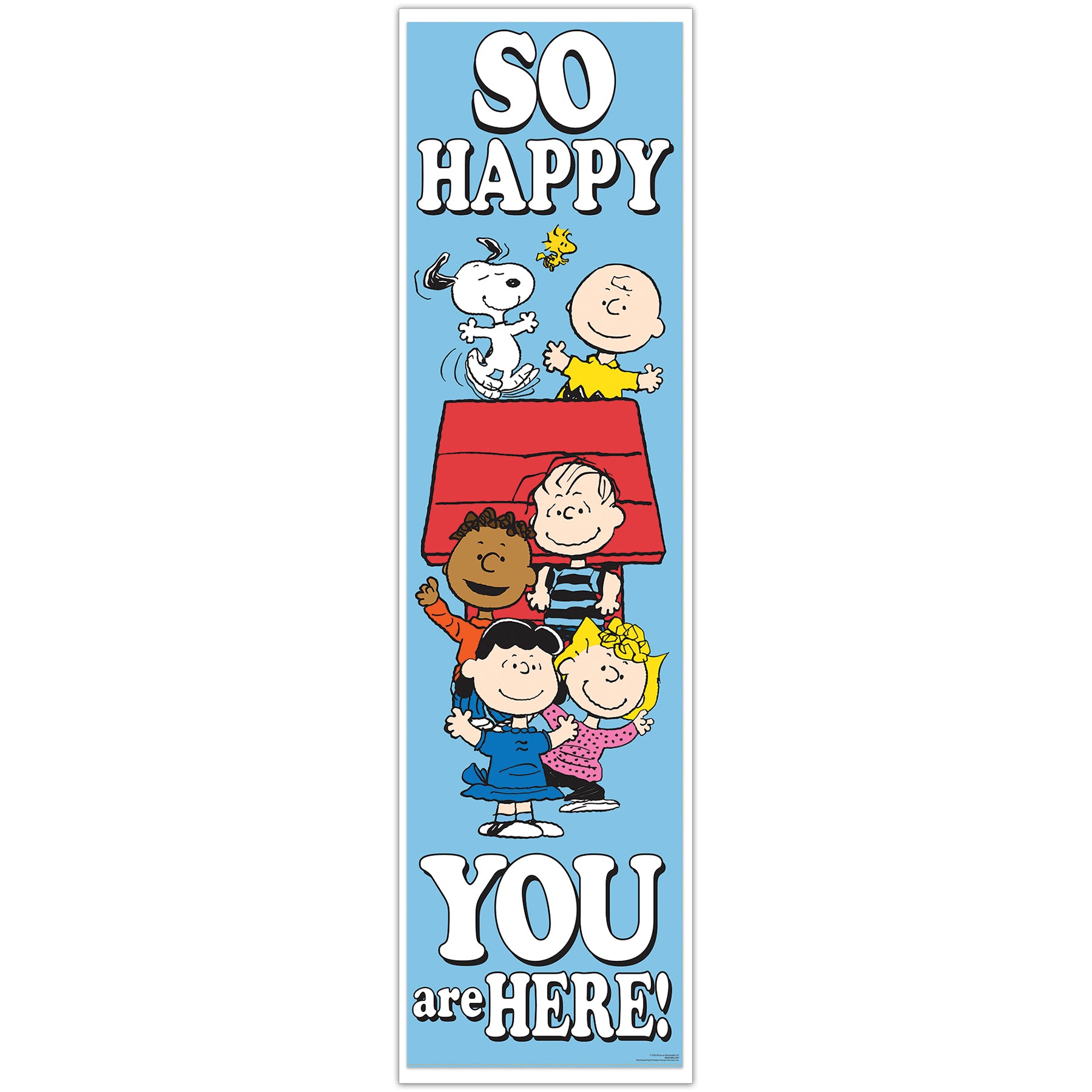 Peanuts® So Glad You Are Here! Banner - Vertical