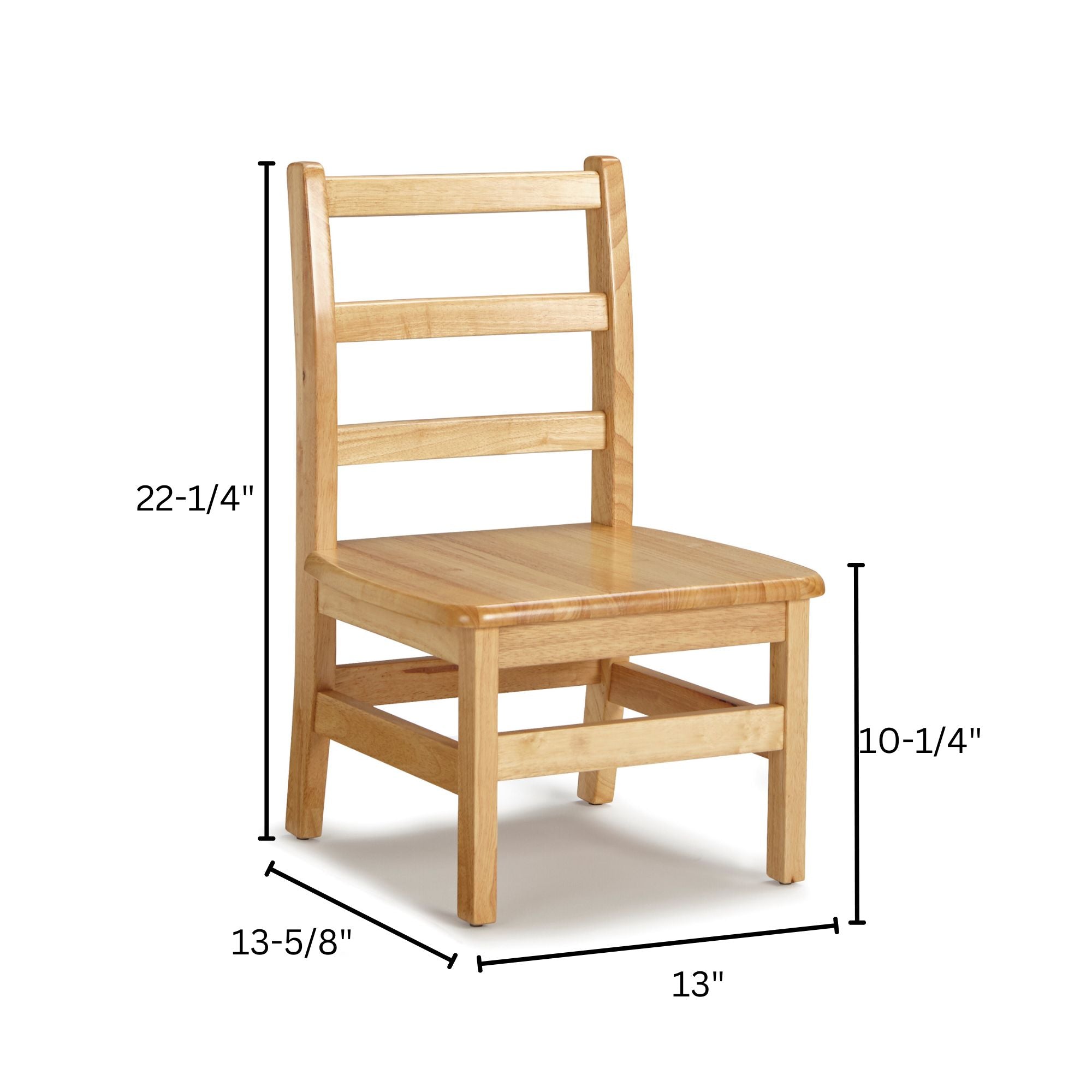Jonti-Craft® KYDZ Ladderback Chair - 10" Height