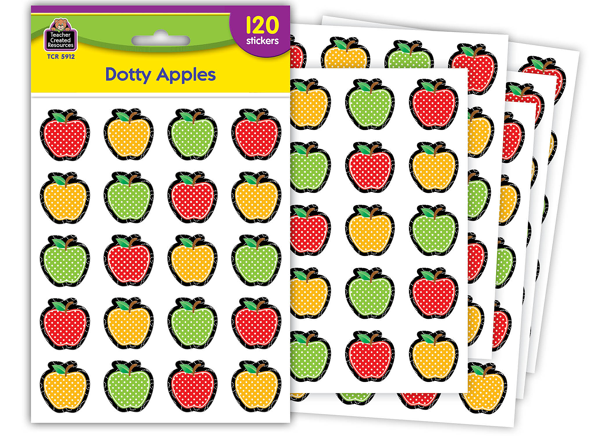 Dotty Apples Stickers