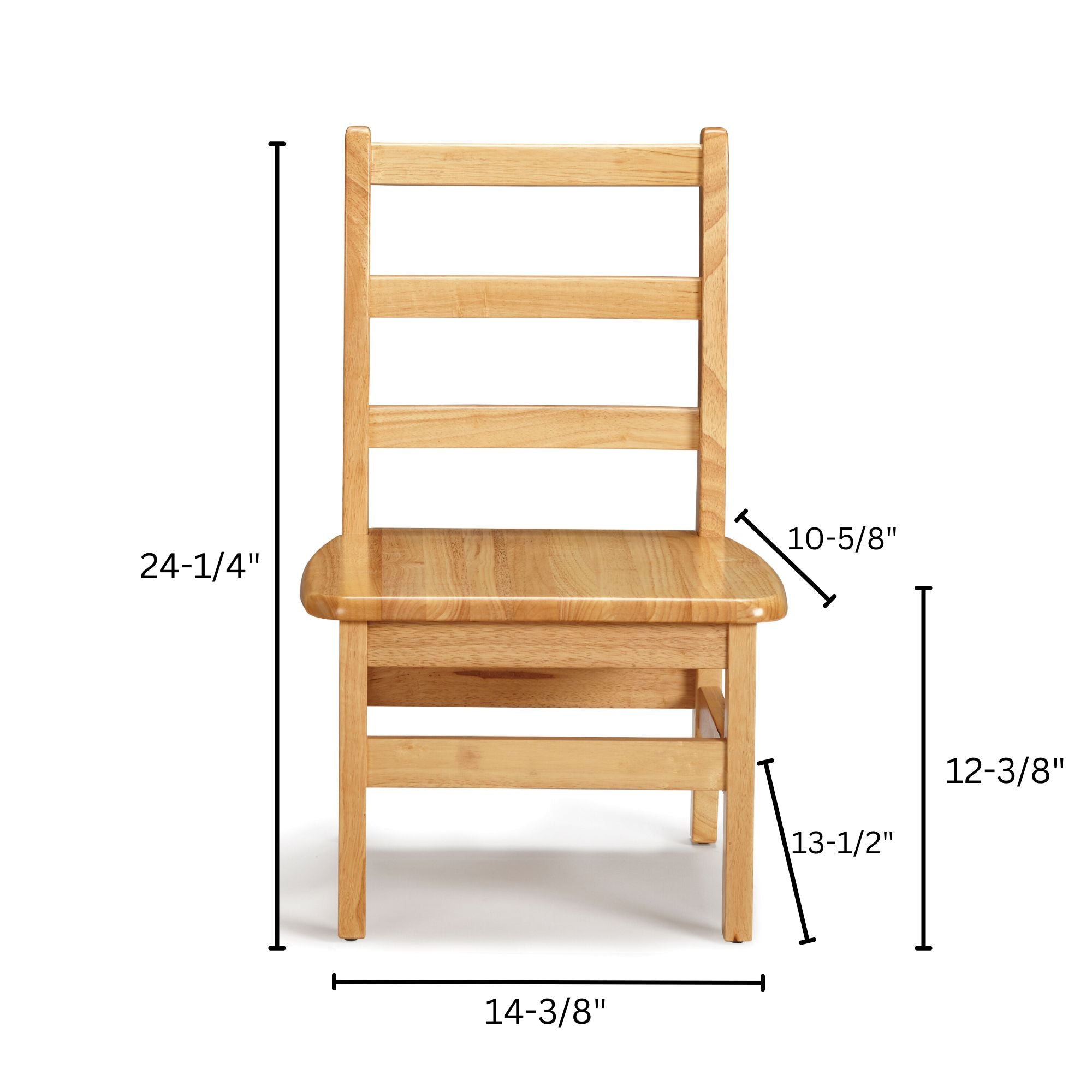 Jonti-Craft® KYDZ Ladderback Chair - 12" Height
