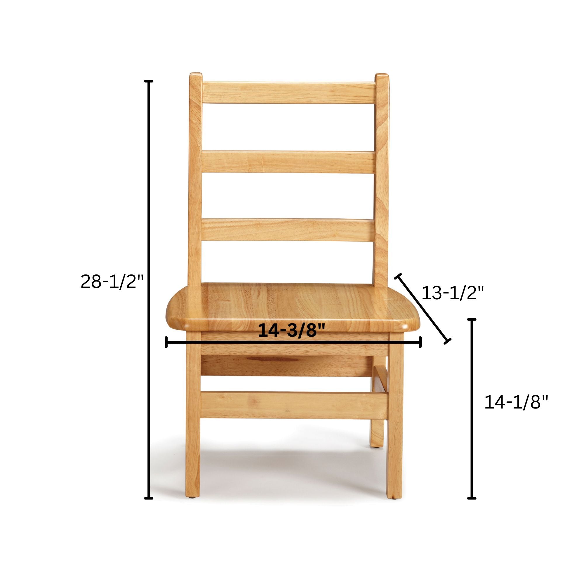 Jonti-Craft® KYDZ Ladderback Chair - 14" Height