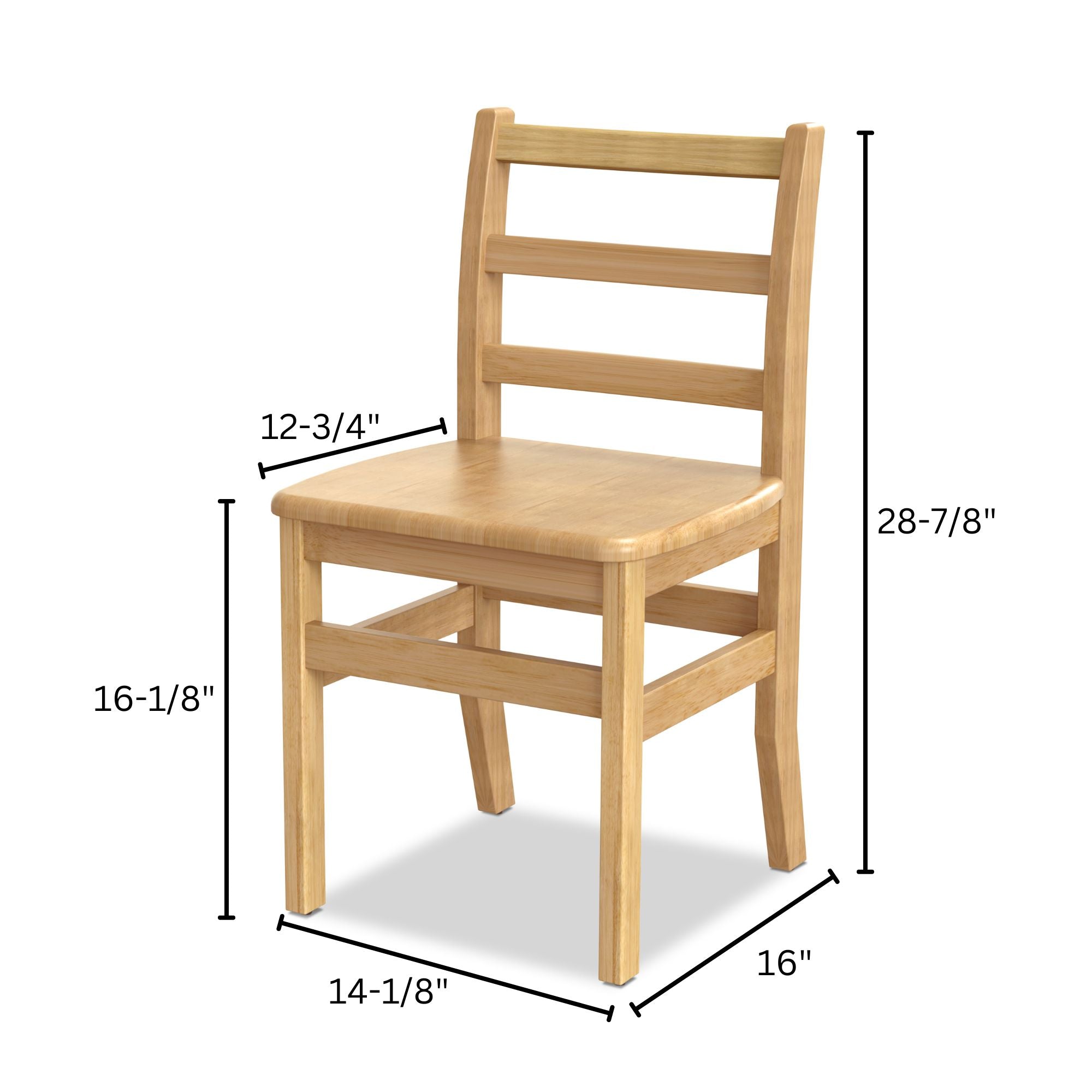 Jonti-Craft® KYDZ Ladderback Chair - 16" Height