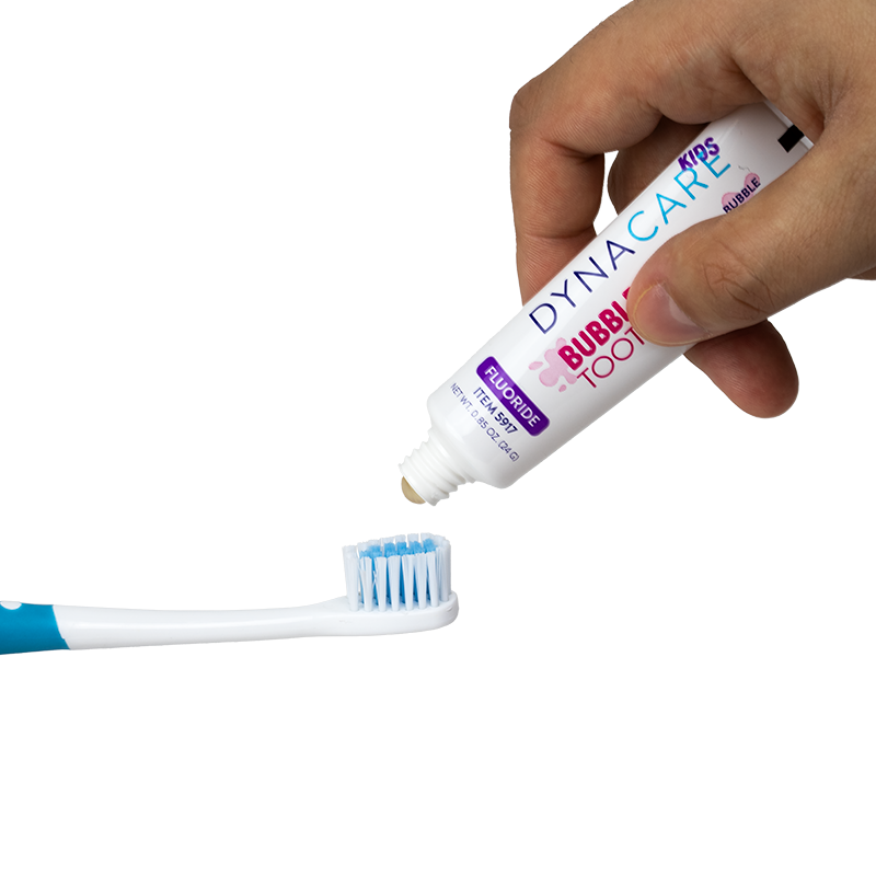 Bubble Fresh Toothpaste  w/ flouride, .85 oz Tube- 144 tubes per Box/5 Boxes per Case