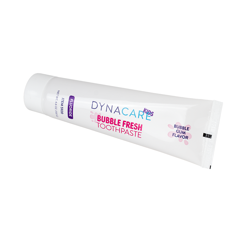 Bubble Fresh Toothpaste  w/ flouride, 4.6 oz Tube- 1 tube per Box/60 Boxes per Case