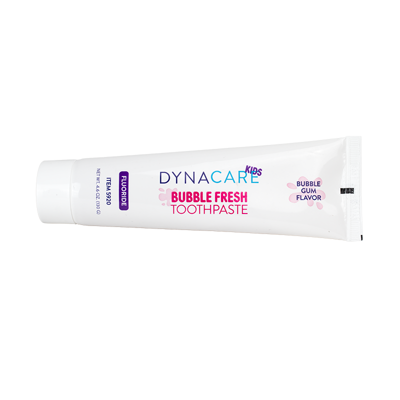 Bubble Fresh Toothpaste  w/ flouride, 4.6 oz Tube- 1 tube per Box/60 Boxes per Case
