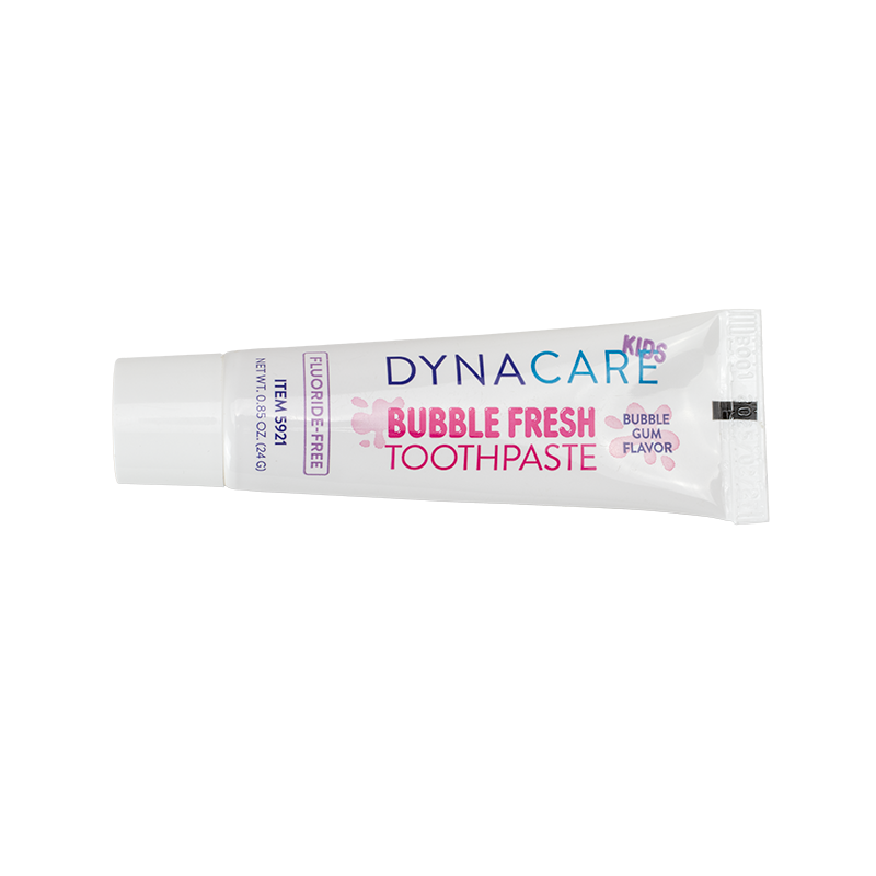 Bubble Fresh Toothpaste  Fluoride-Free, .85 oz Tube - 144 tubes per Box/5 Boxes per Case