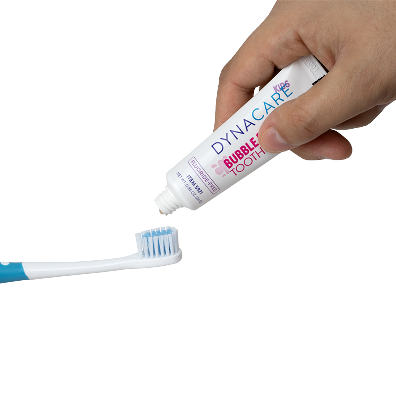 Bubble Fresh Toothpaste  Fluoride-Free, .85 oz Tube - 144 tubes per Box/5 Boxes per Case