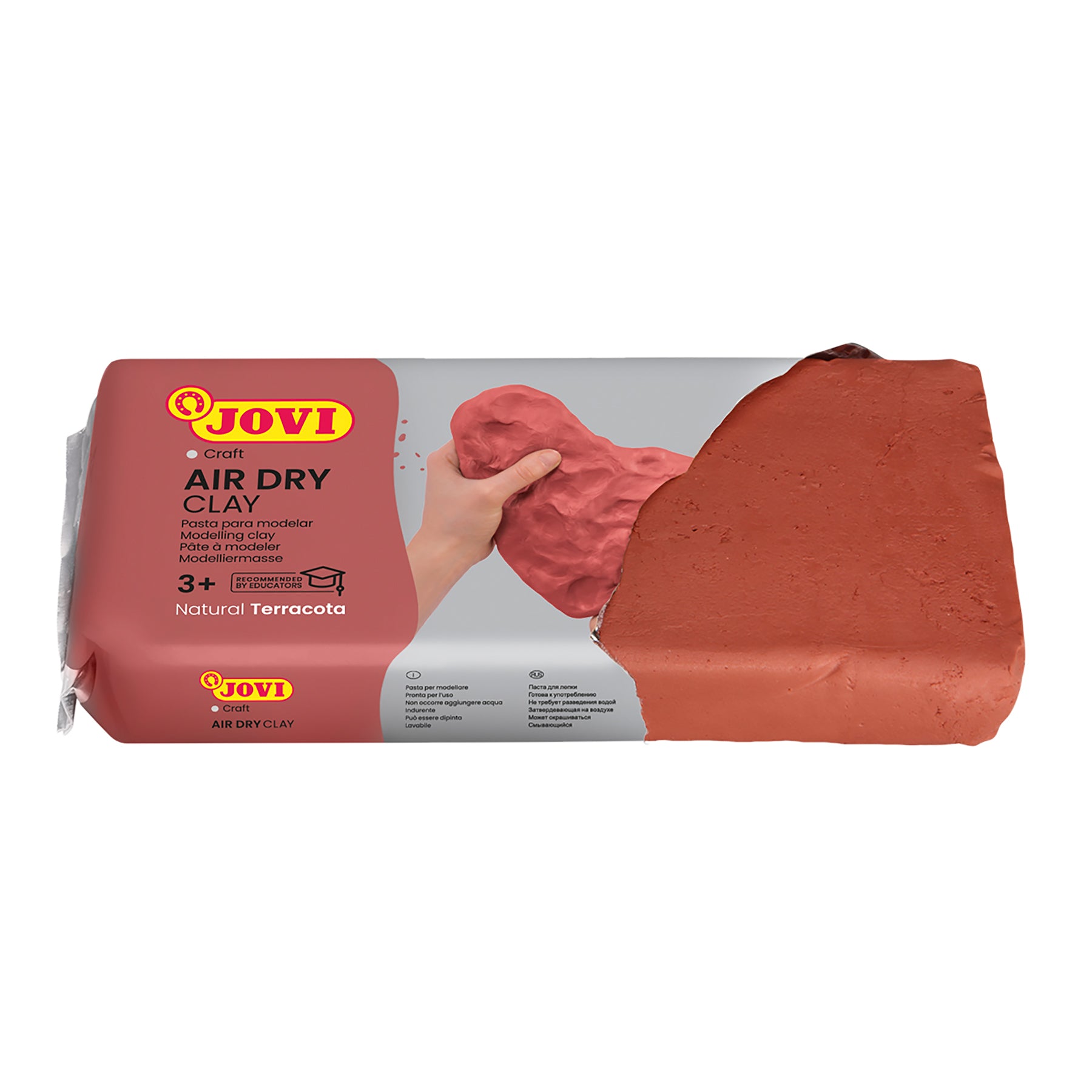 Air Dry Clay, Terracotta, 1.1lb Bar