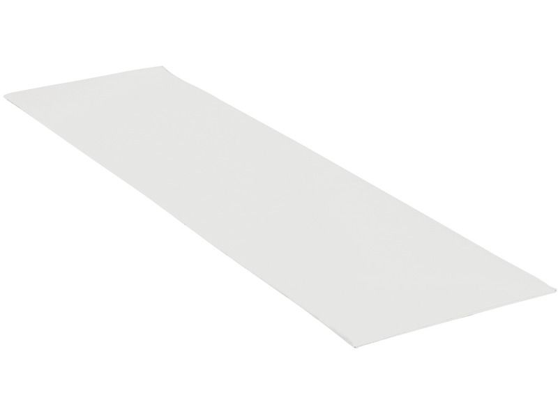 Made-To-Measure Flexible, Thick Foam Mats - White, 0.8"Th