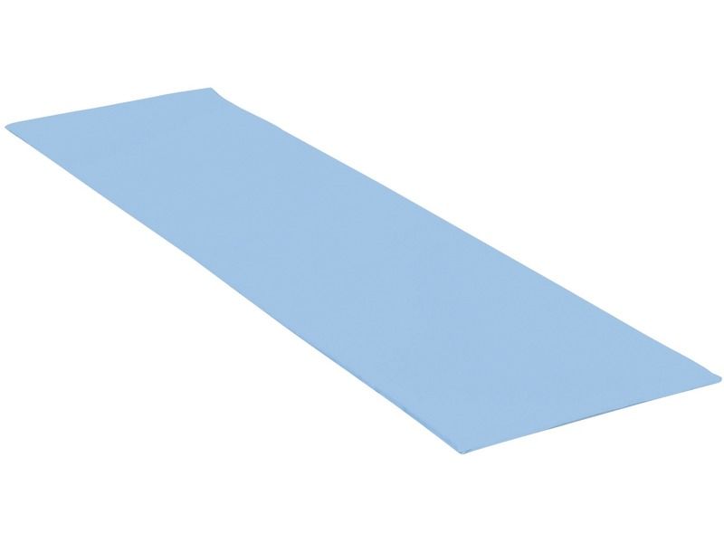 Made-To-Measure Flexible, Thick Foam Mats - Light Blue, 0.8"Th