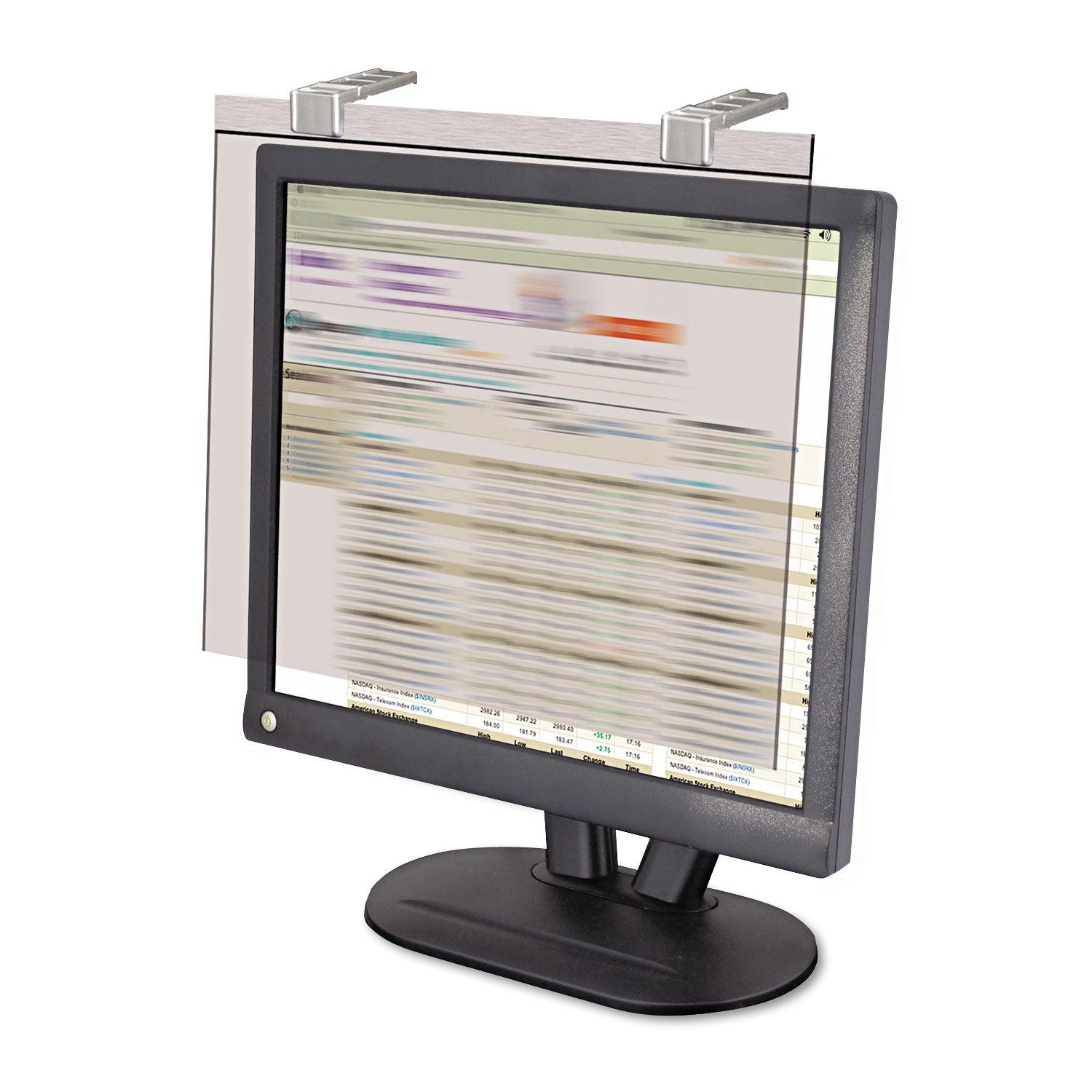 Kantek LCD Protect Privacy/Anti-Glare Filter Silver