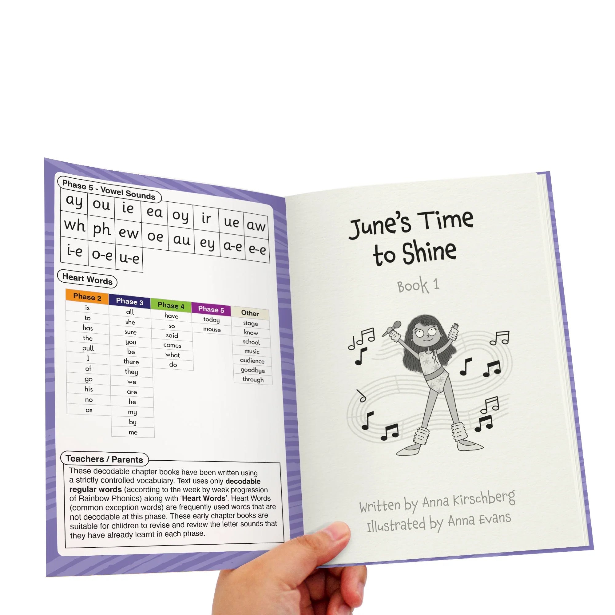 June Bloom, Decodable Chapter Books, Box Set, Vowel Sounds (Phase 5)