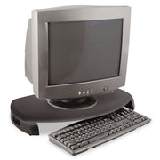 Kantek Monitor Stand with Keyboard Storage - Up to 21" Screen Support - 80 lb Load Capacity - LCD, CRT Display Type Supported - 3" Height x 23" Width x 13.25" Depth - Desktop - Medium Density Fiberboard (MDF) - Black