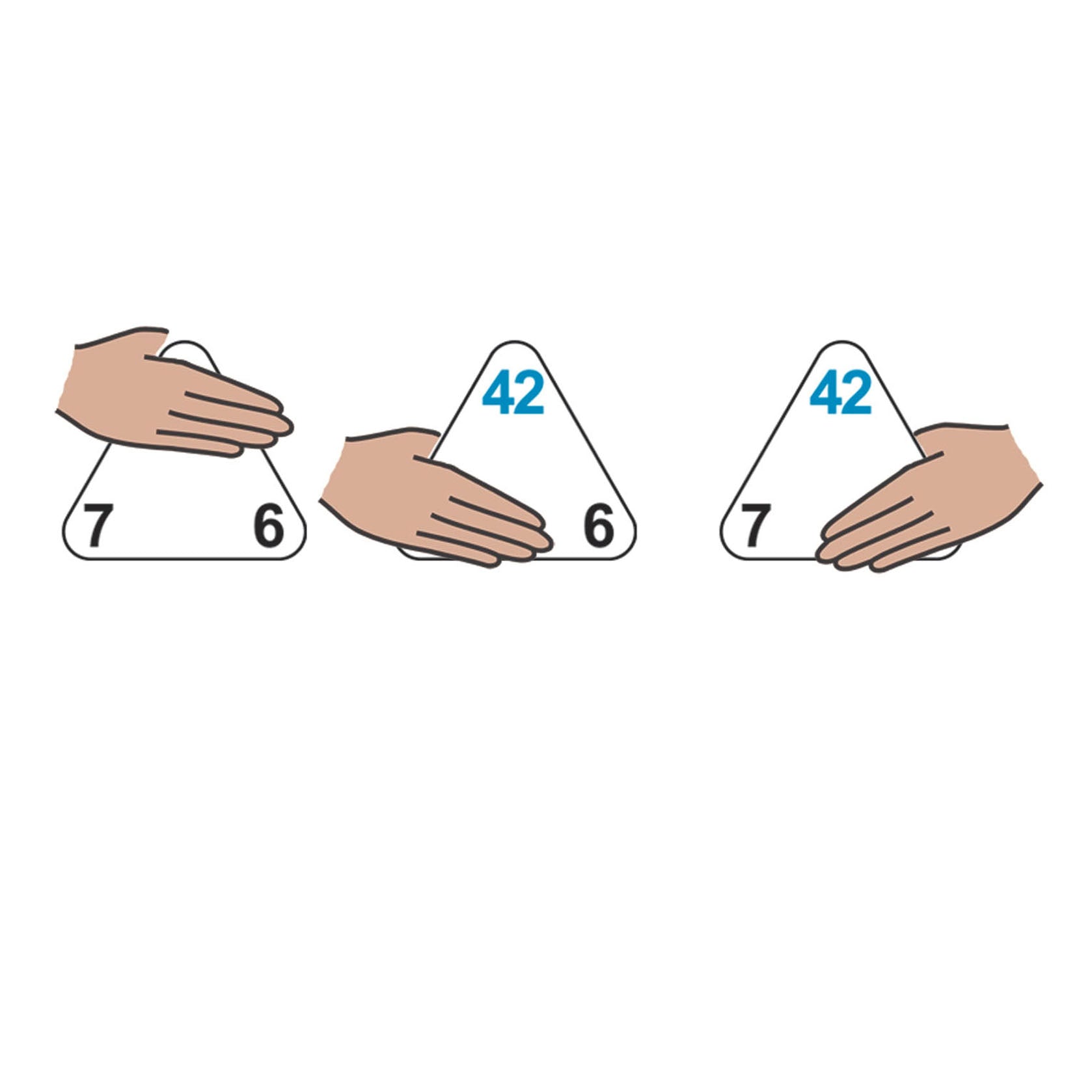 The Original Triangle Flash Cards - Multiplication & Division - Set of 20