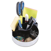 4.37" Height x 6" Width - Desktop - Black, Silver - Plastic - 1 Each