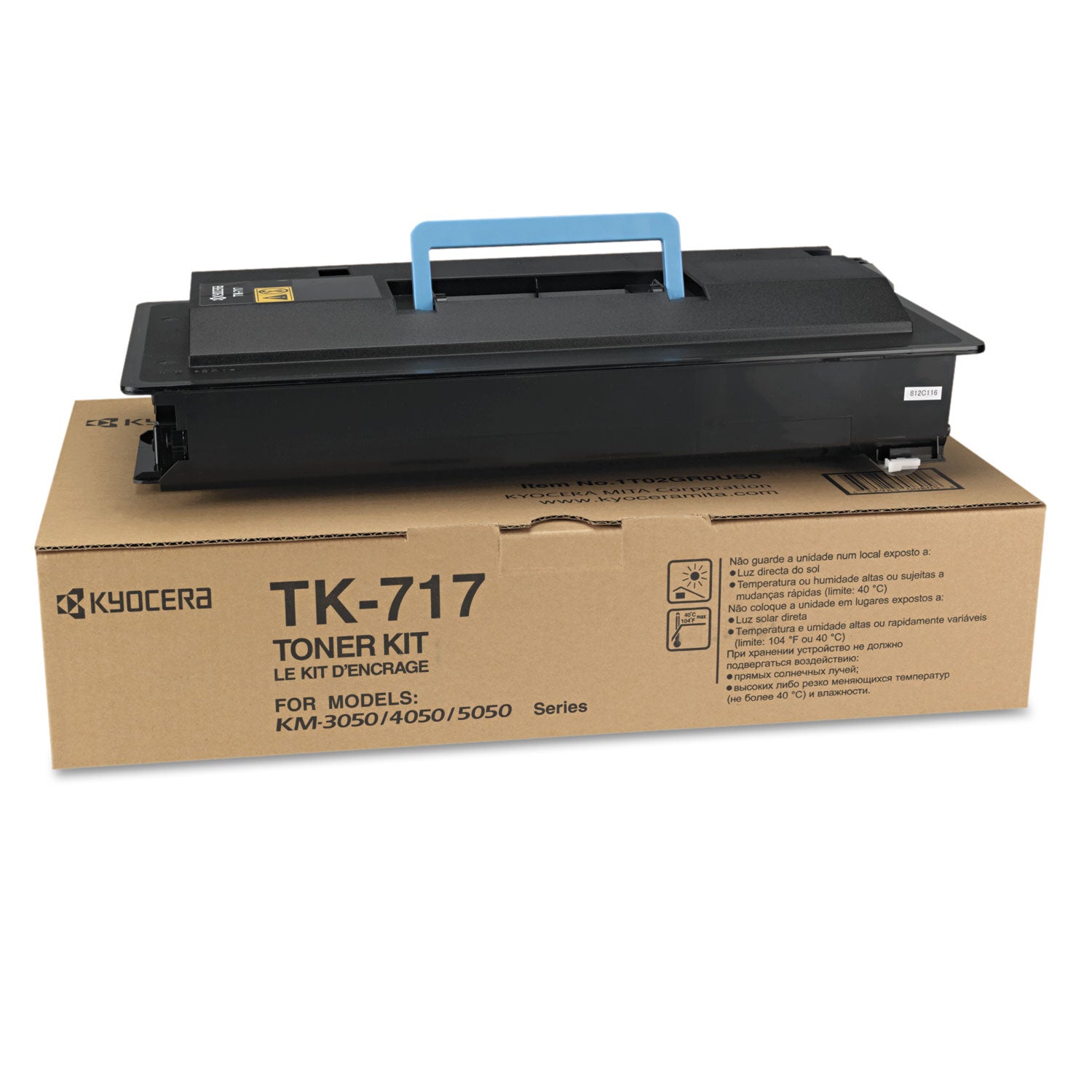 Kyocera Original Laser Toner Cartridge, Black, 1 Each, 34,000 Page Yield