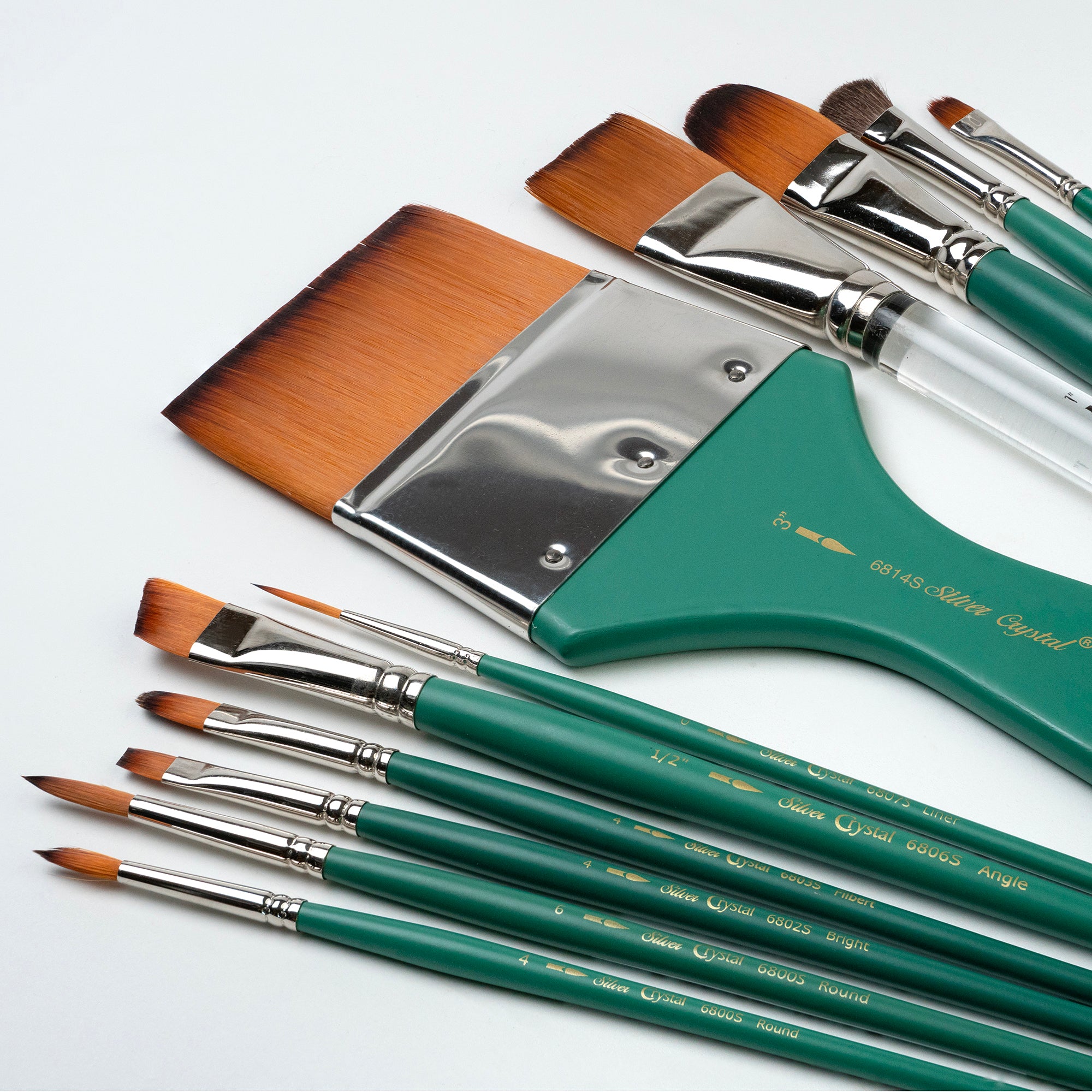 Crystal Variety Brush Set, 11 Brushes