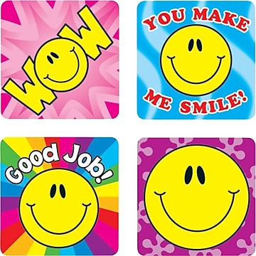 Assorted Publishers Carson-Dellosa Smile Fun Motivational Stickers | Quill
