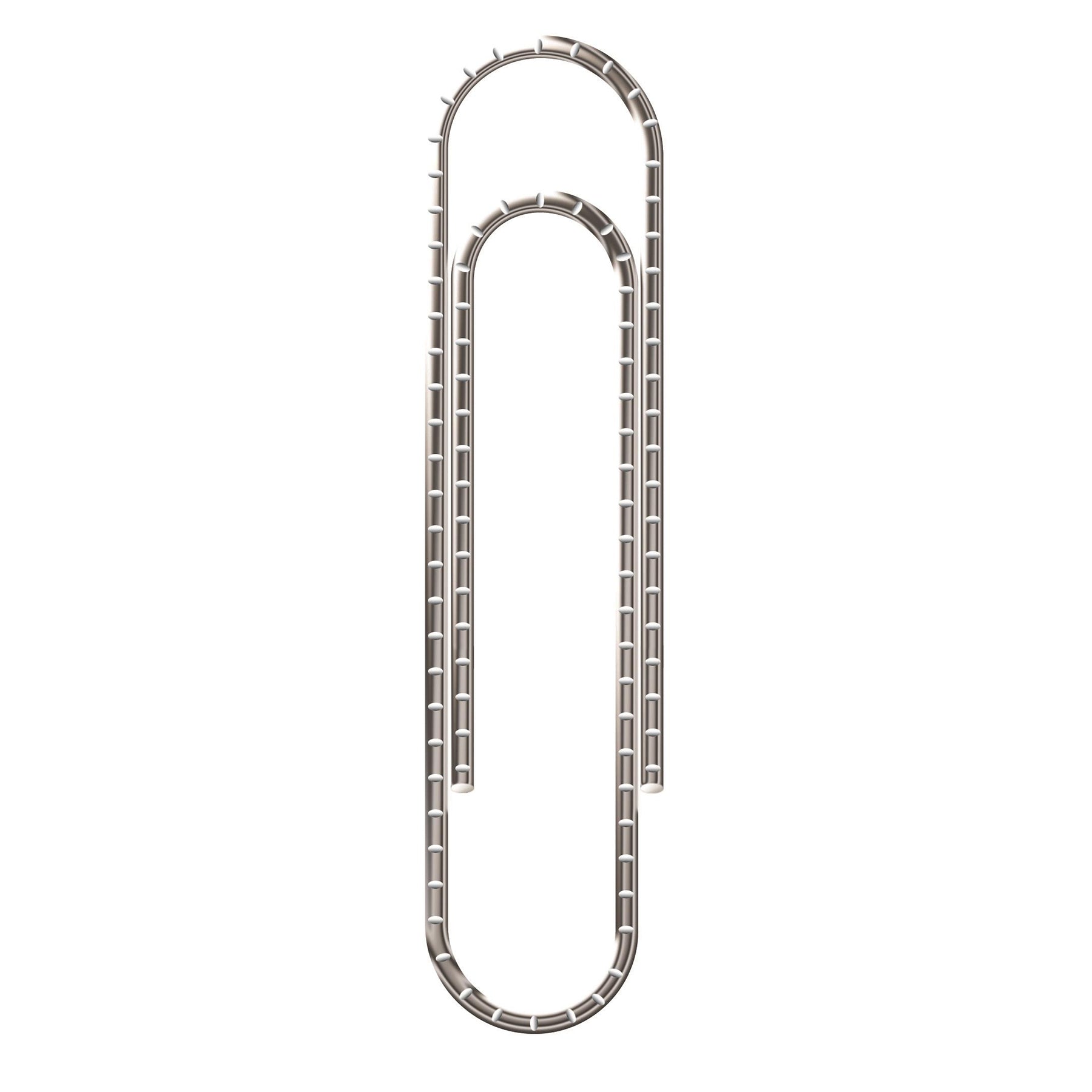 Paper Clips, #1 Non-Skid, 100 Per Box, 10 Boxes