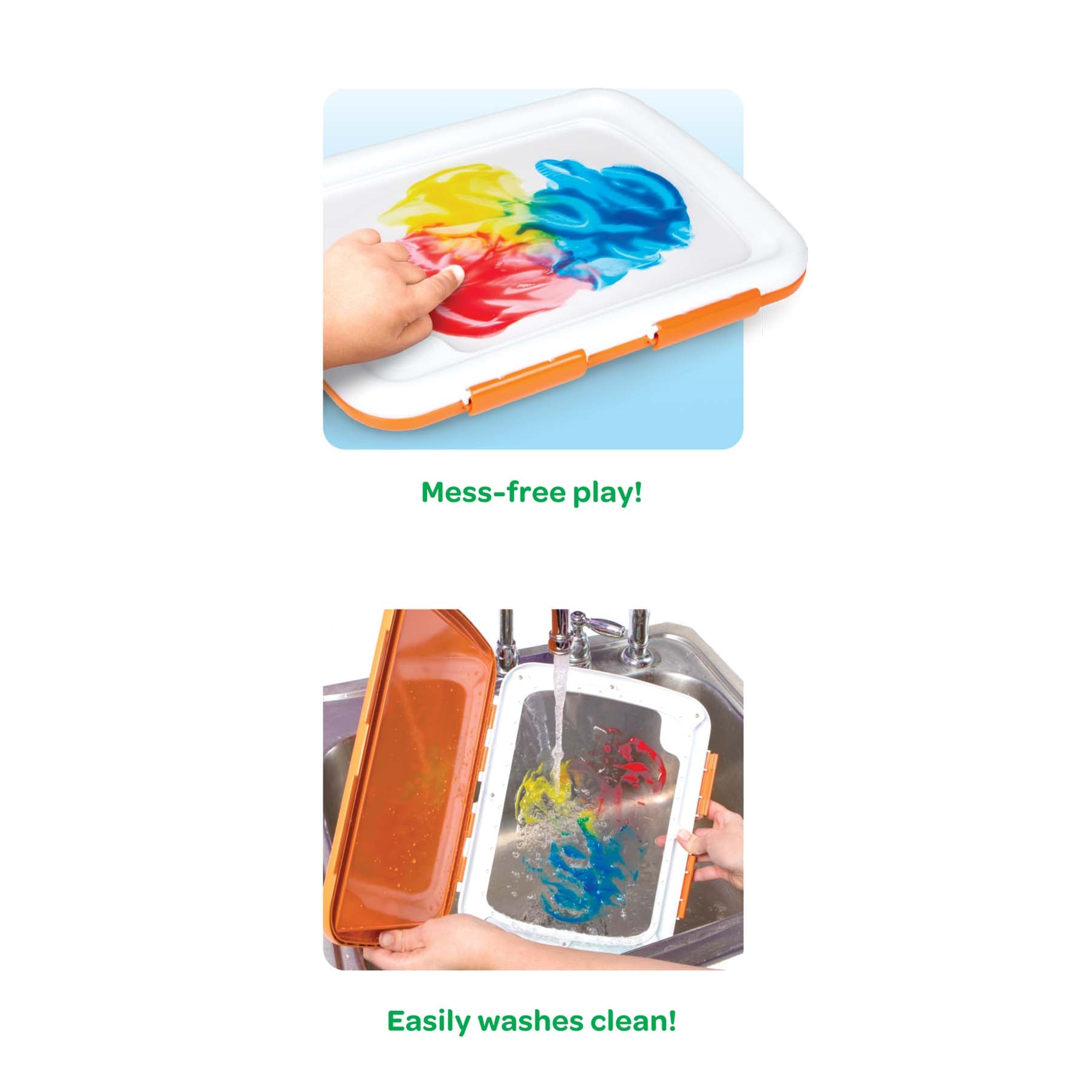 Easy-Clean Fingerpaint