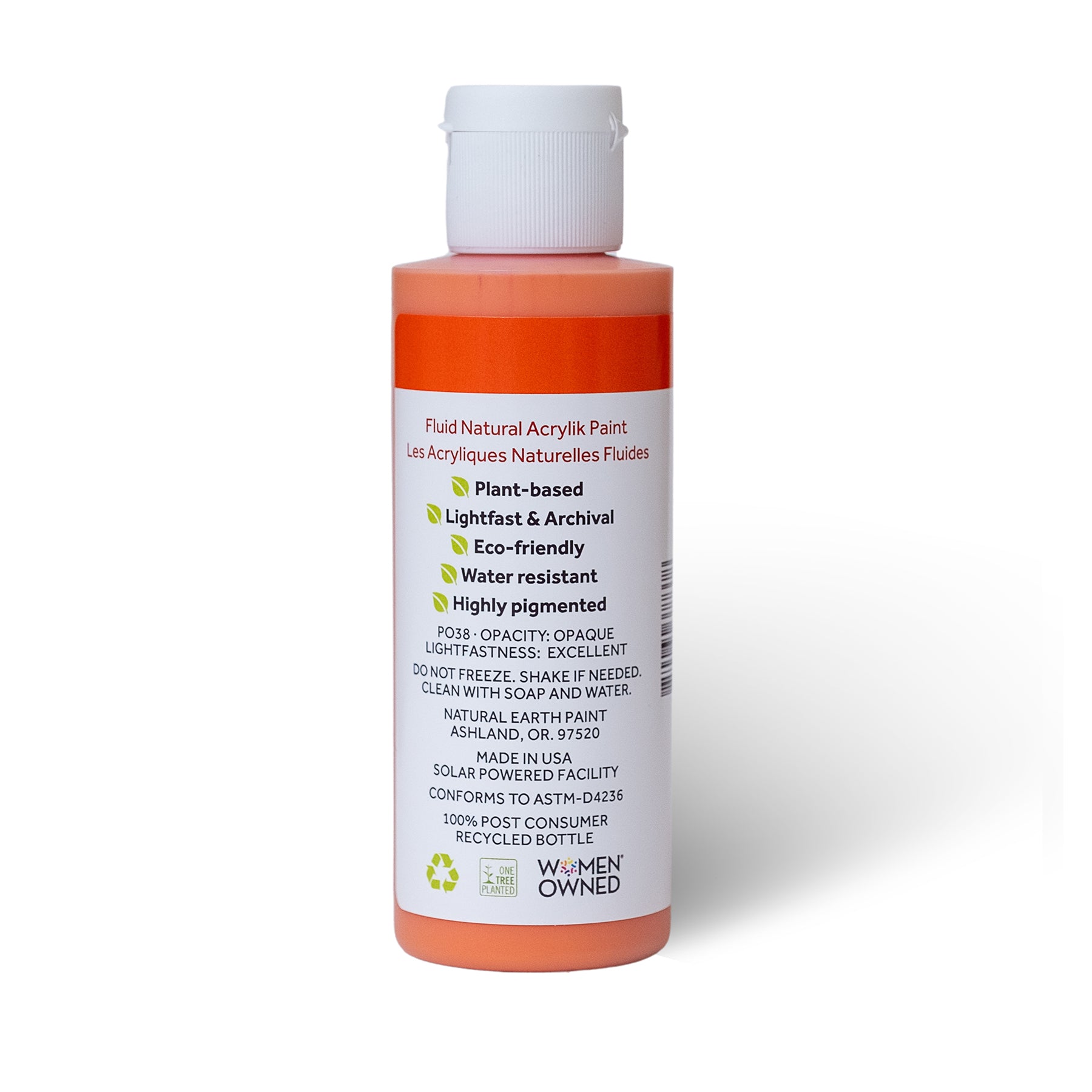 Natural Fluid Acrylik - 4 oz - Ercolano Orange