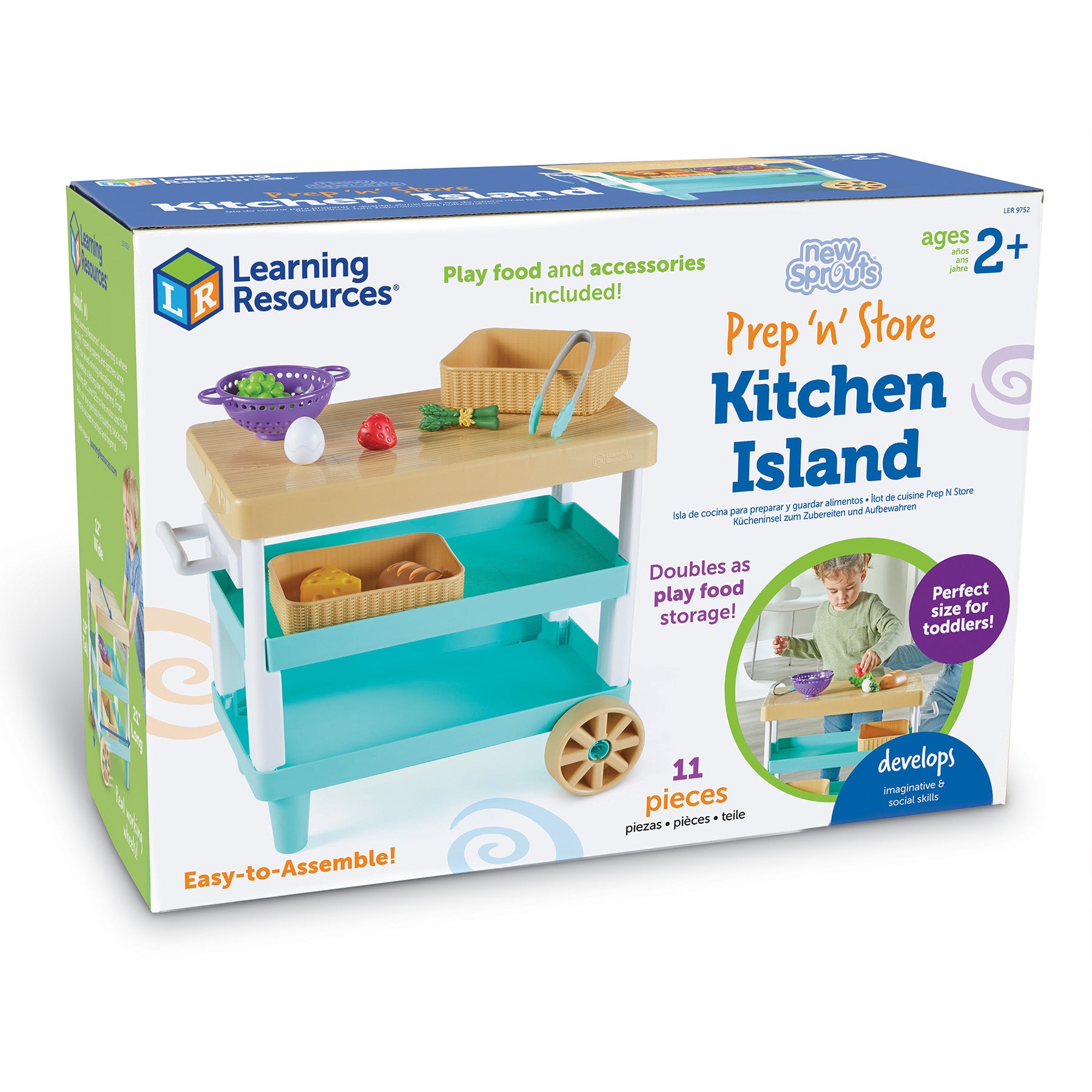 New Sprouts® Prep 'n' Store Play Kitchen Island
